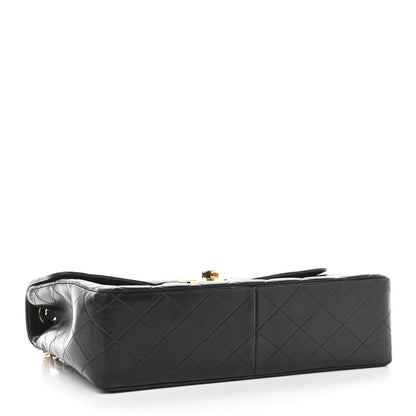 Chanel Lambskin Quilted XL Jumbo Single Flap Black 3 of 5