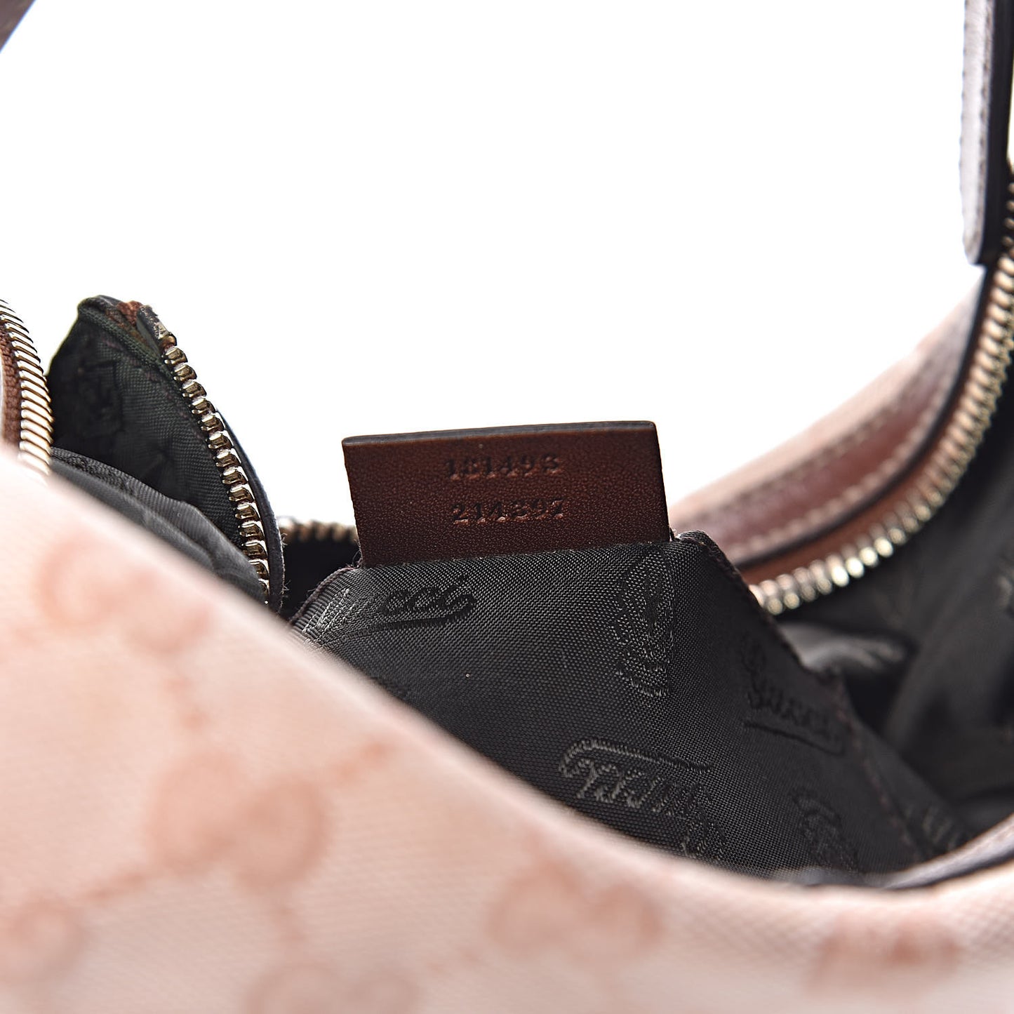 Crystal Monogram Mini Duchessa Hobo Pink