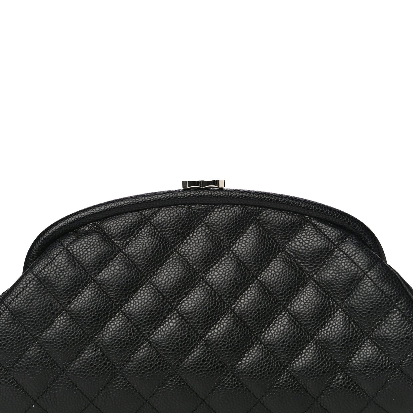 Caviar Quilted Timeless Clutch Black