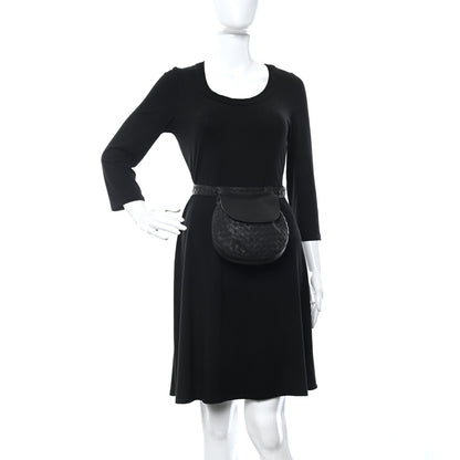 Bottega Veneta Nappa Intrecciato Belt Bag Black 2 of 12