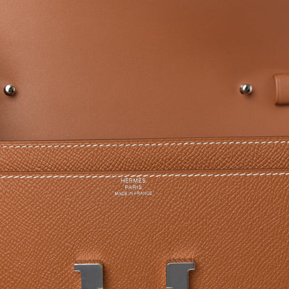 Hermes Epsom Constance Long Wallet To Go Gold 5 of 9