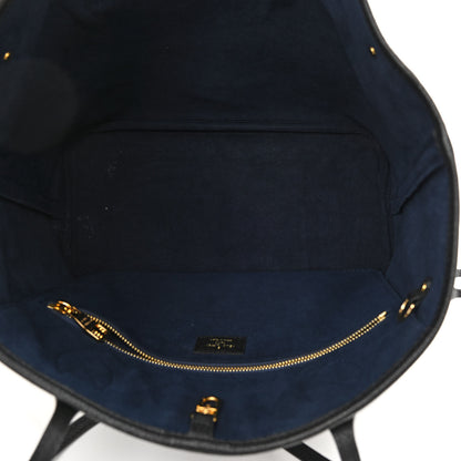 Louis Vuitton Empreinte Monogram Giant Neverfull MM Black 5 of 10