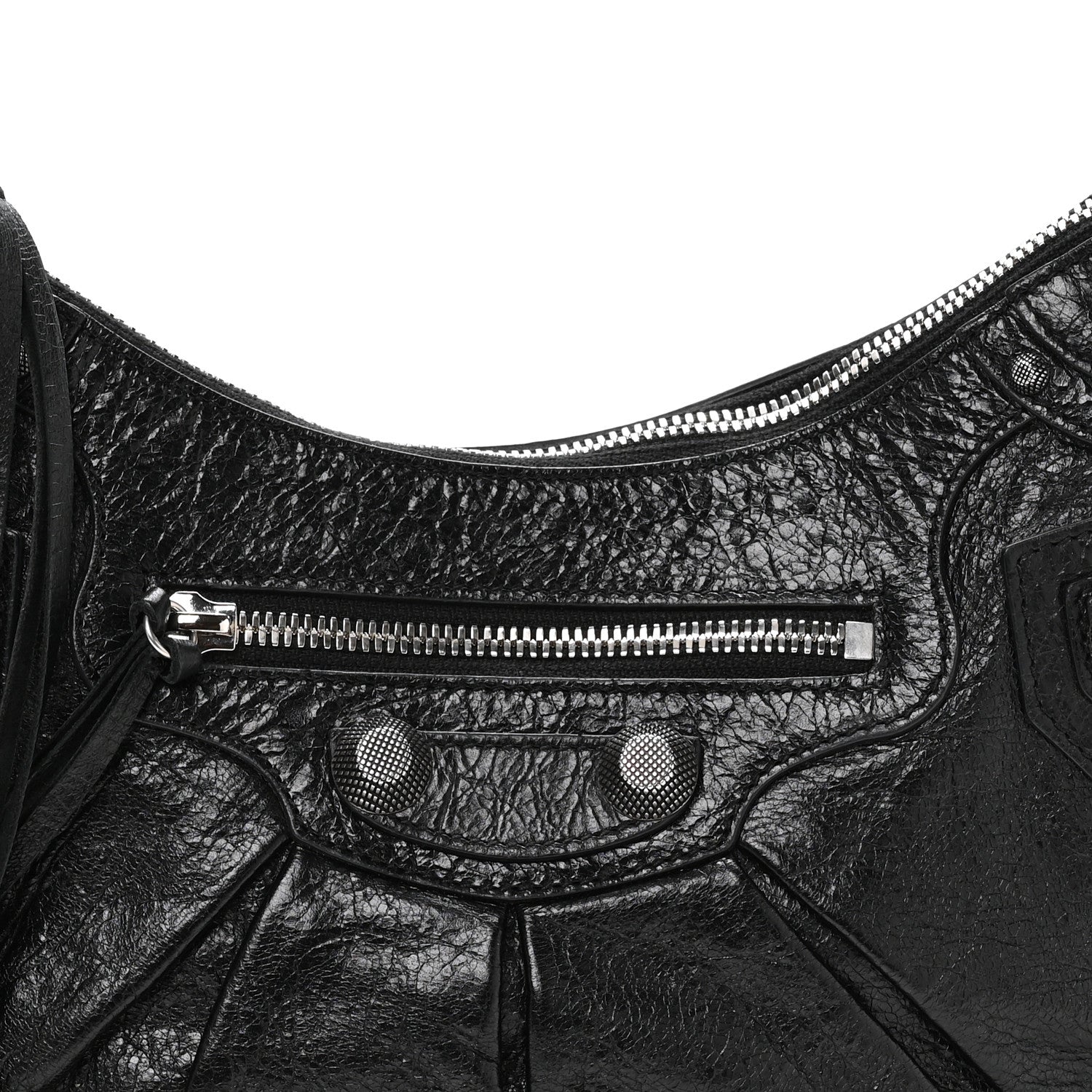 Balenciaga Agneau Arena Small Le Cagole Shoulder Bag Black 9 of 11