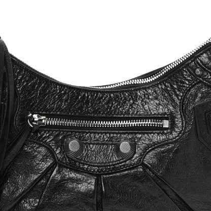 Balenciaga Agneau Arena Small Le Cagole Shoulder Bag Black 9 of 11
