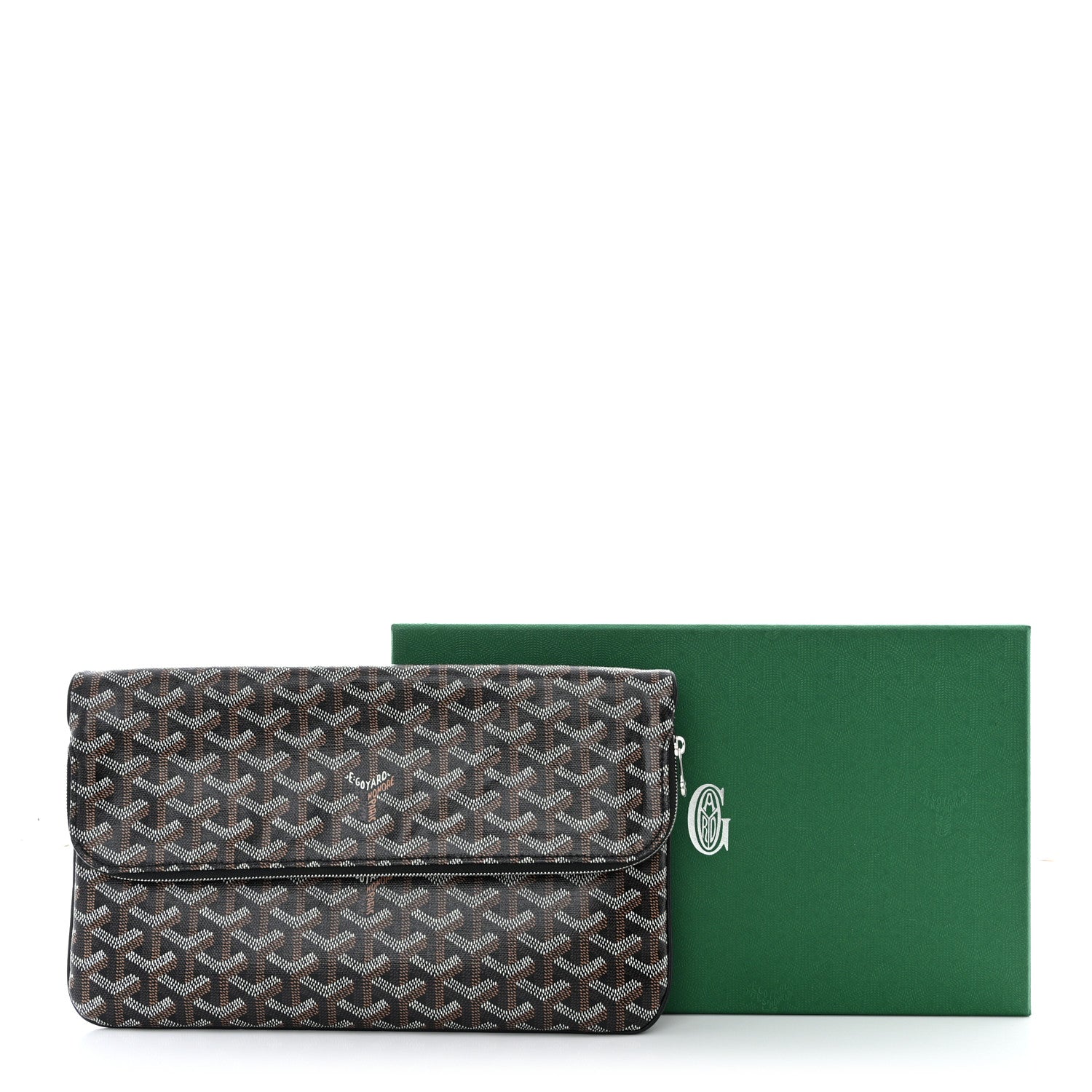 Goyard Goyardine Sainte Marie Soft Clutch Black 9 of 9