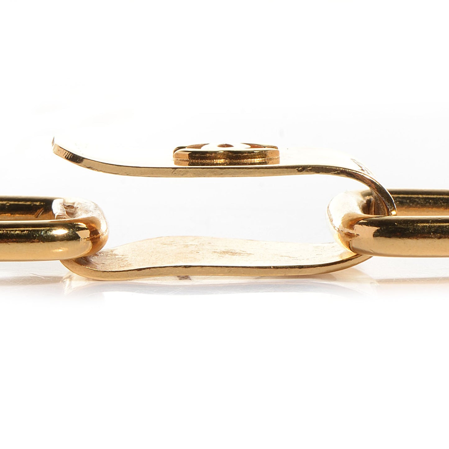 CC Square Chain Belt Gold