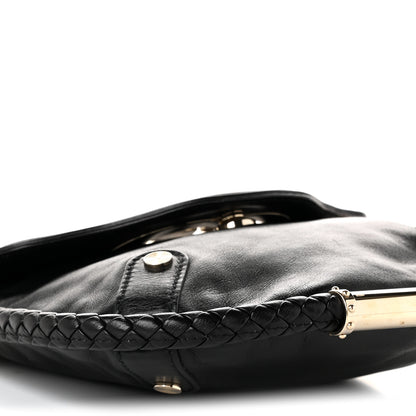 Gucci Calfskin Small Britt Tassel Shoulder Bag Black 9 of 11