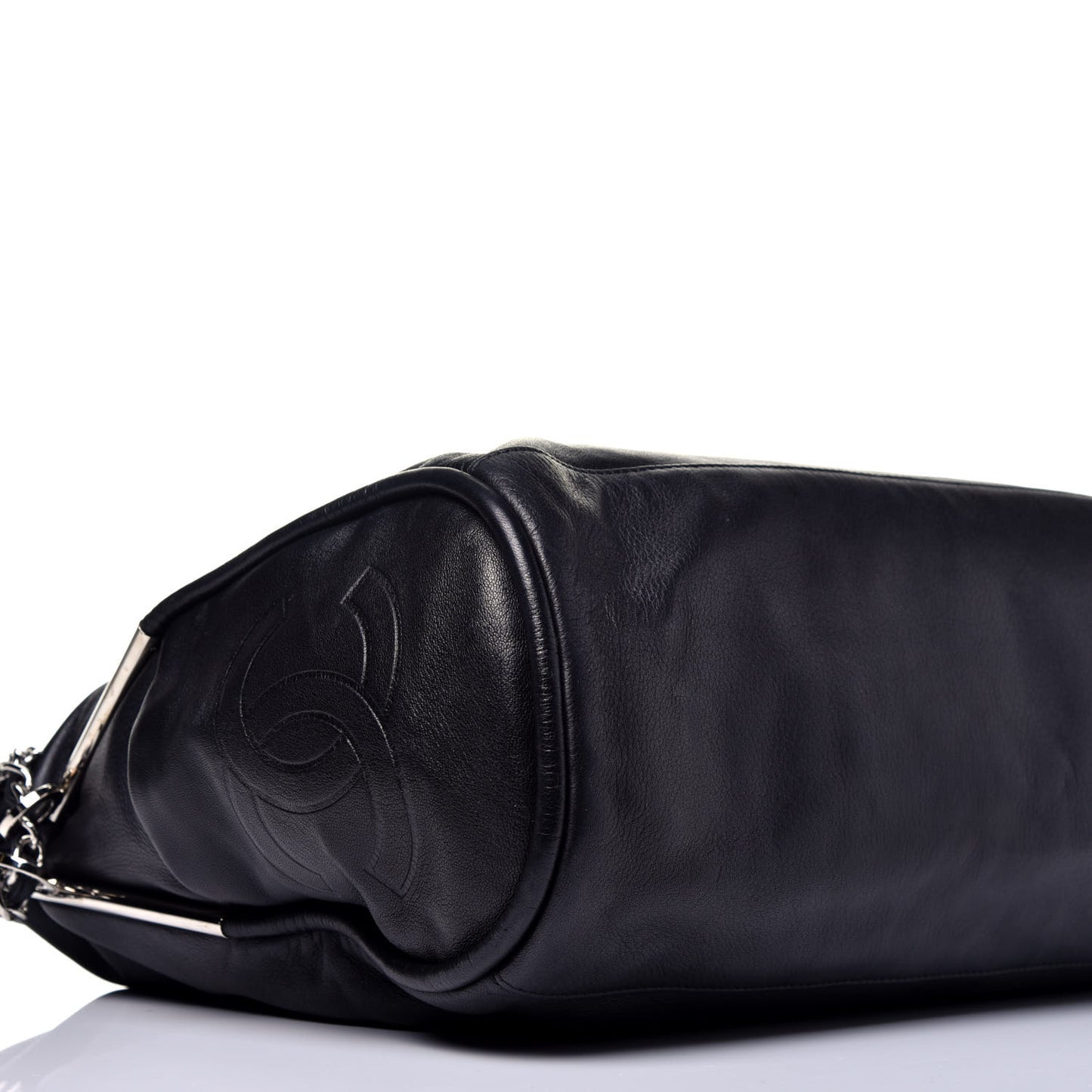 Lambskin Large Ultimate Soft Tote Black