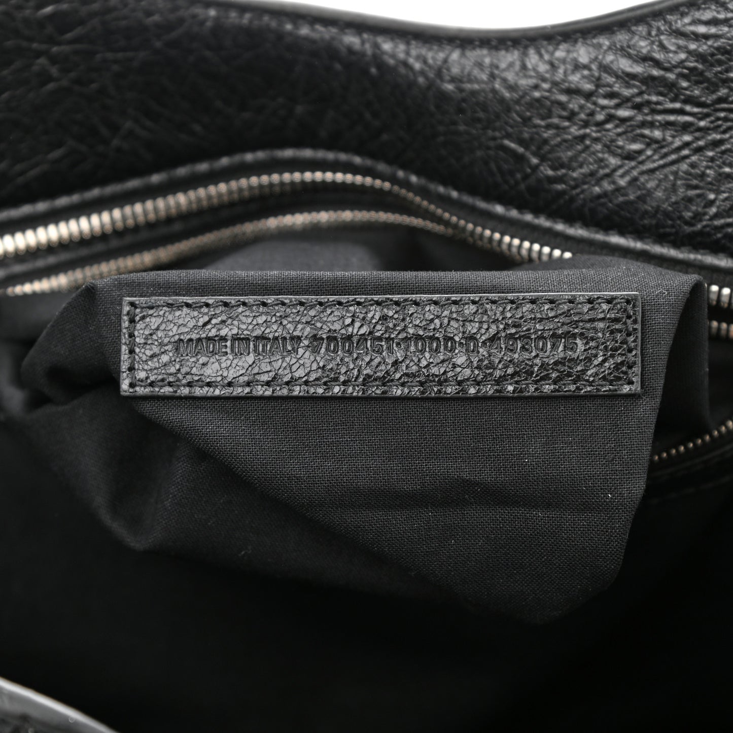 Agneau Arena Crystal Neo Cagole City Handbag Black