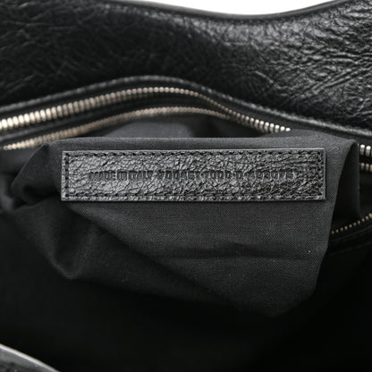 Balenciaga Agneau Arena Crystal Neo Cagole City Handbag Black 7 of 10