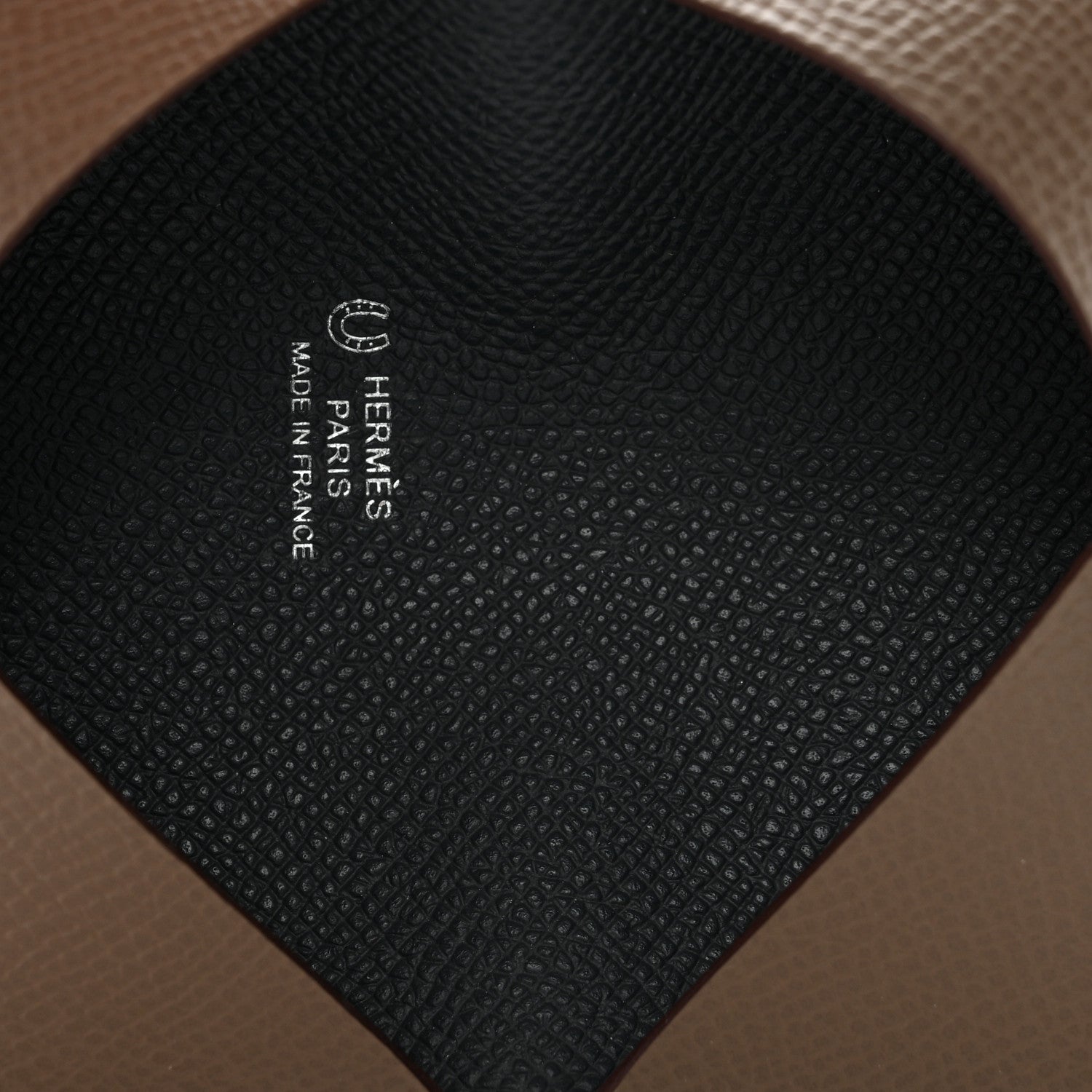 Hermes Epsom Horseshoe Calvi Card Case Etoupe Gris Misty 5 of 8