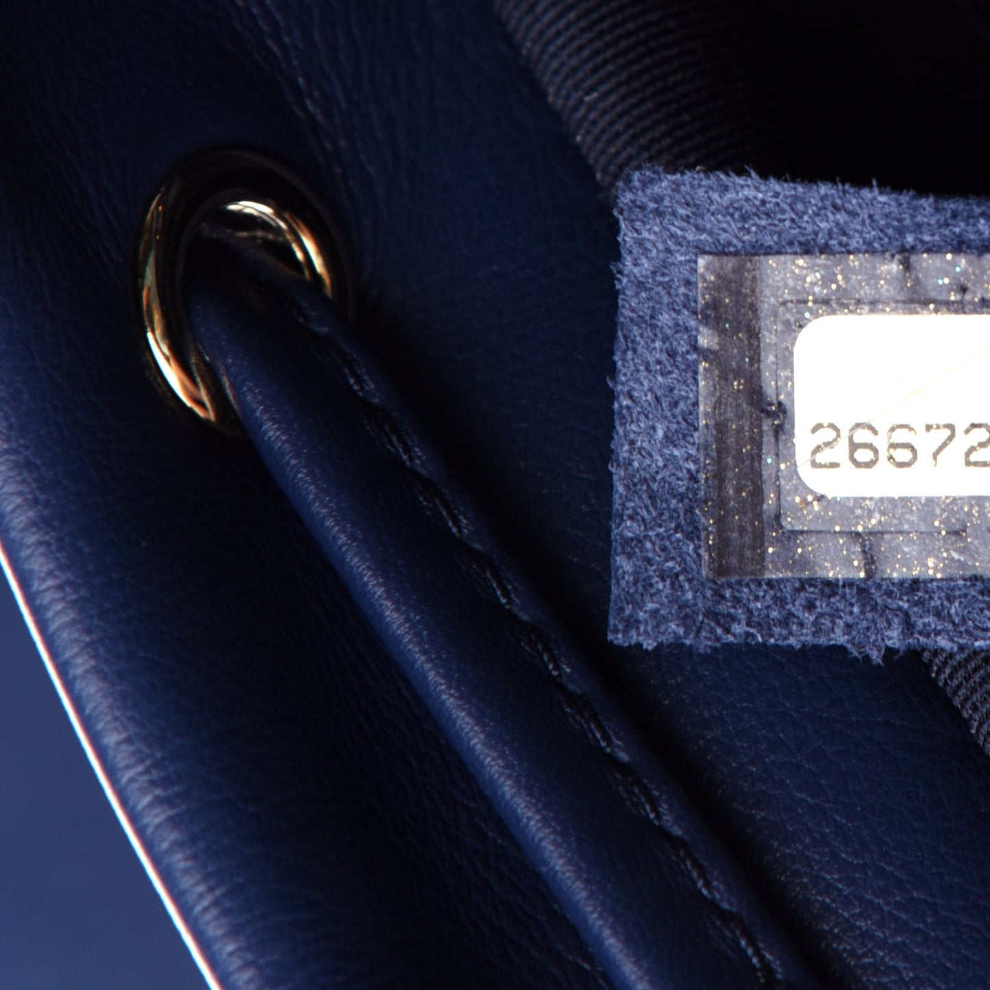 Calfskin Quilted Small Urban Spirit Backpack Navy