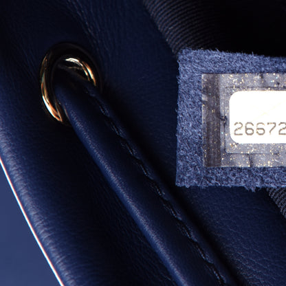 Chanel Calfskin Quilted Small Urban Spirit Backpack Navy 6 of 9
