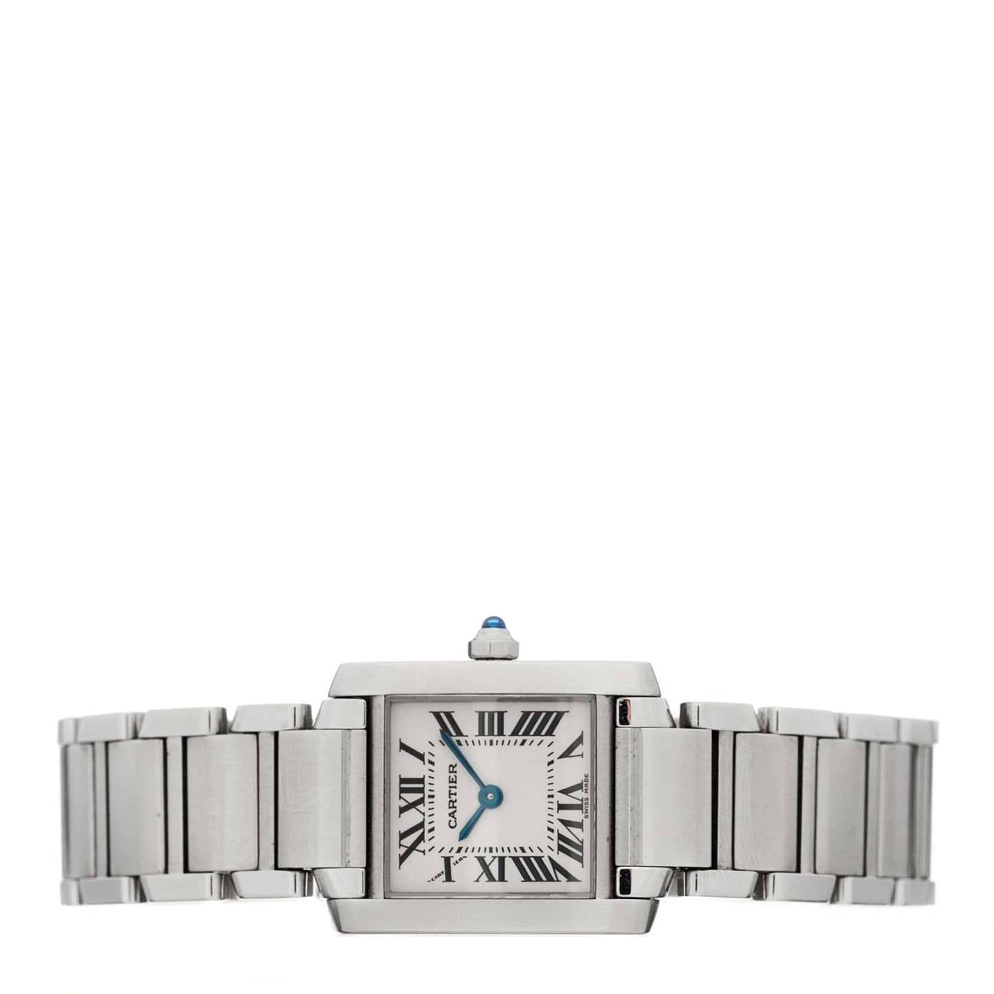 Stainless Steel 20mm Tank Francaise Quartz Watch