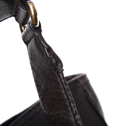 Gucci Pebbled Calfskin Medium Heritage Shoulder Bag Dark Brown 13 of 13