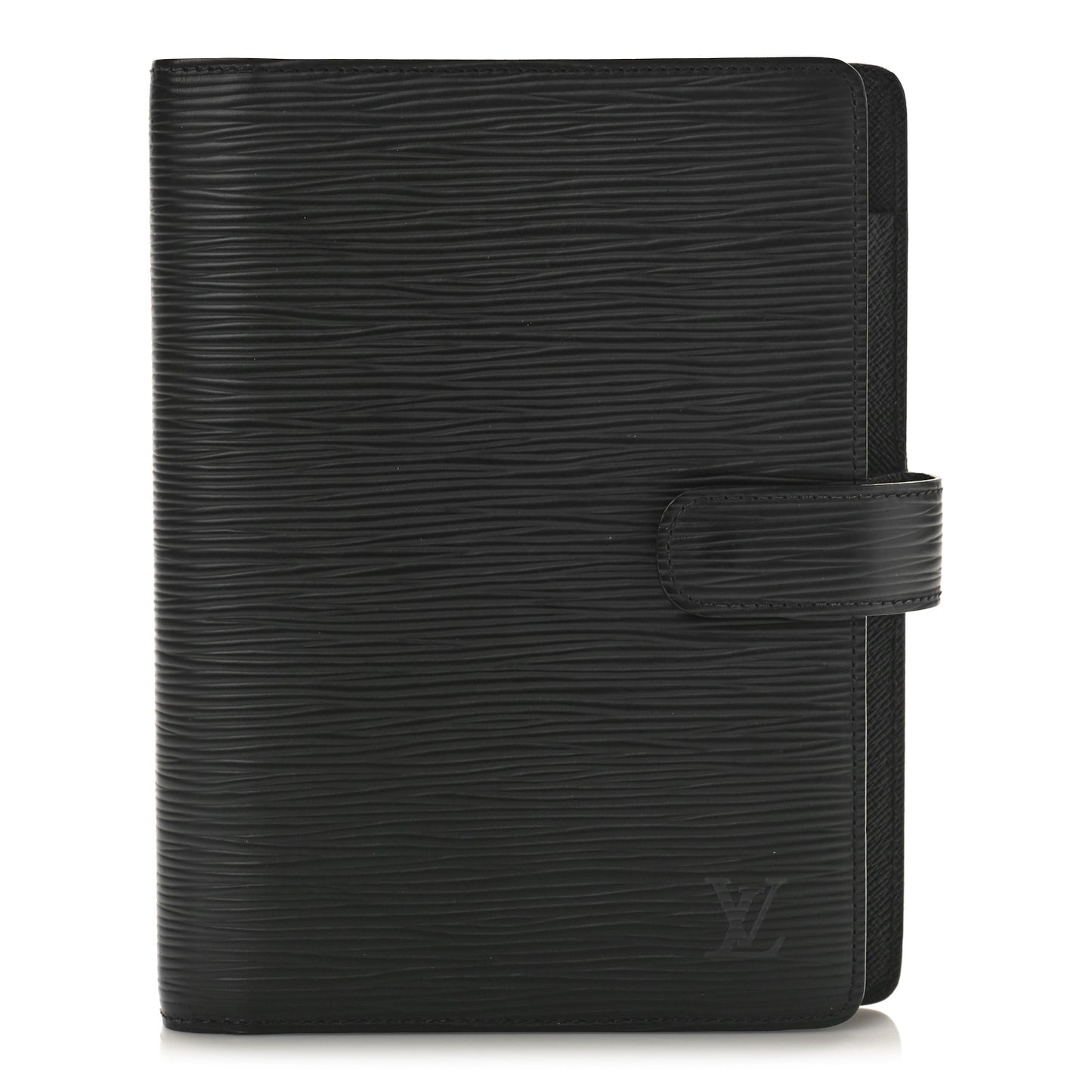 Epi Medium Ring Agenda Cover Black
