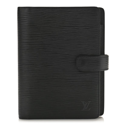 Louis Vuitton Epi Medium Ring Agenda Cover Black 1 of 8