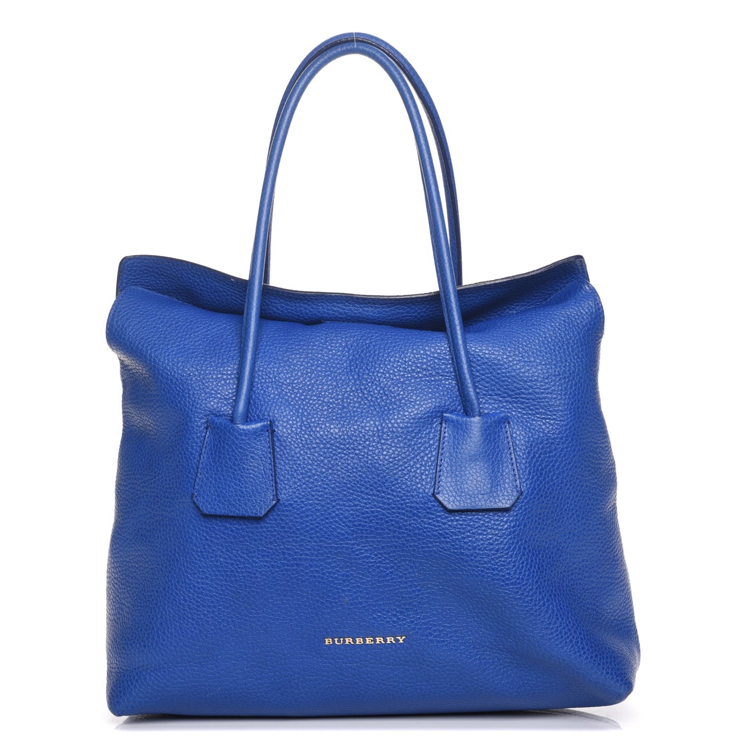 Grainy Calfskin Medium Baynard Tote Brilliant Blue