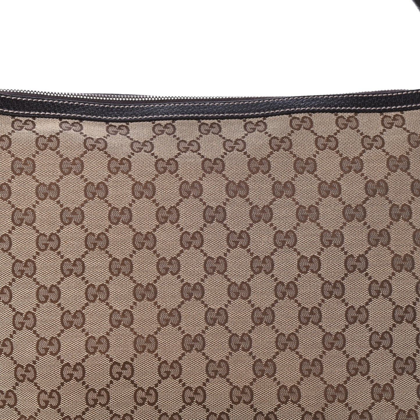 Monogram Hobo Dark Brown