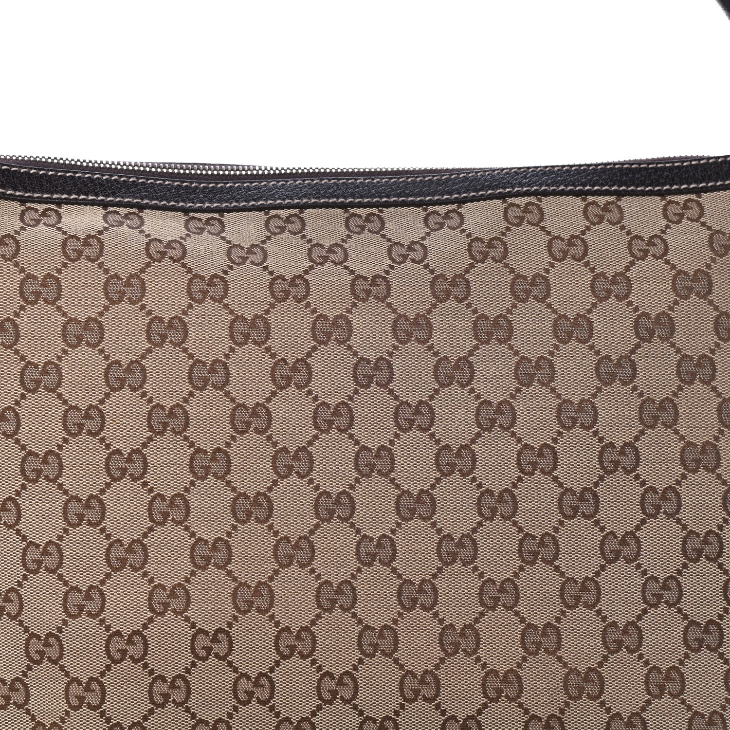Gucci Monogram Hobo Dark Brown 7 of 9