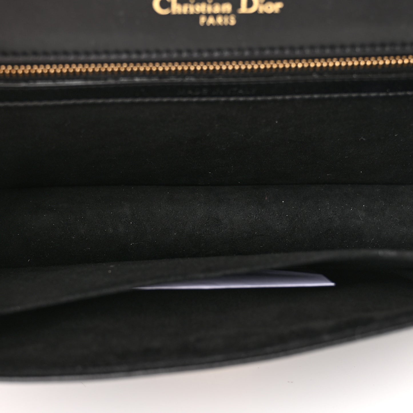 Lambskin Medium Diorama Flap Bag Black
