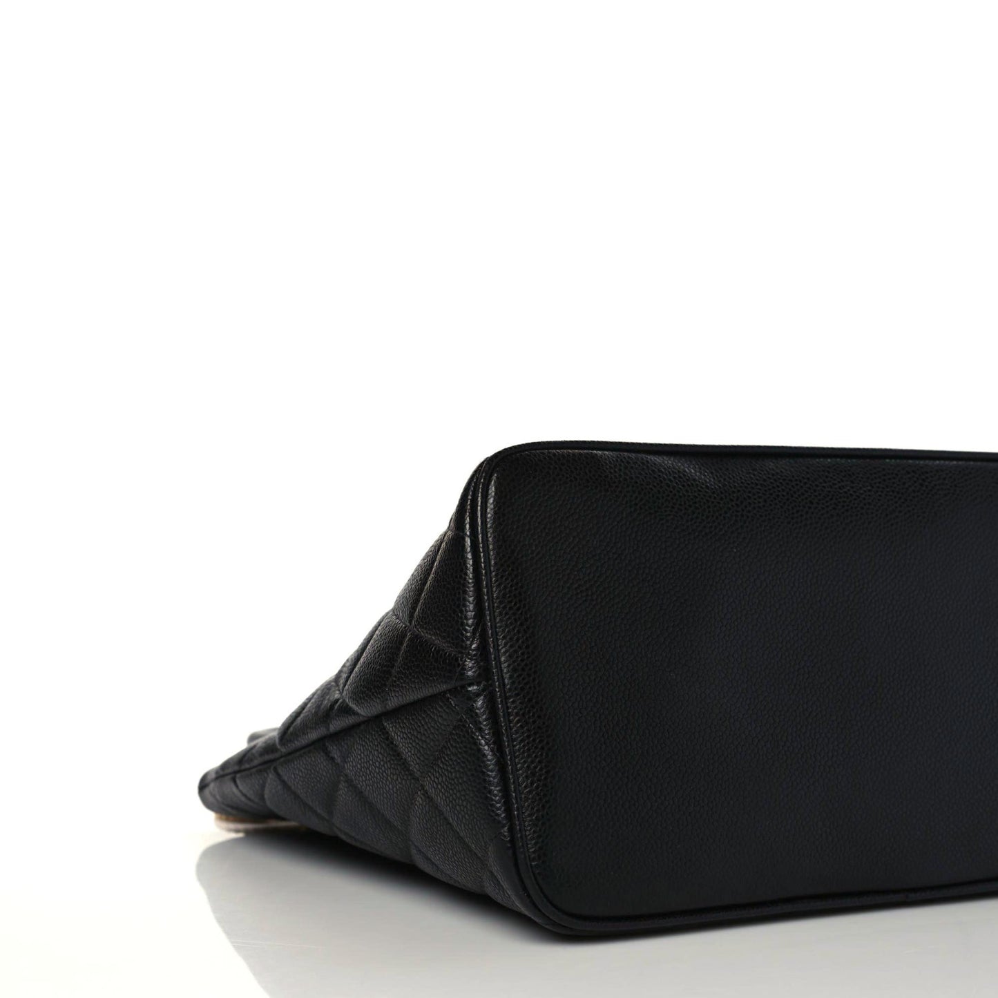 Caviar Quilted Medallion Tote Black