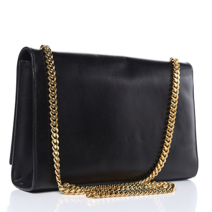 Saint Laurent Smooth Calfskin Medium Classic Monogram Kate Tassel Satchel Black 3 of 15