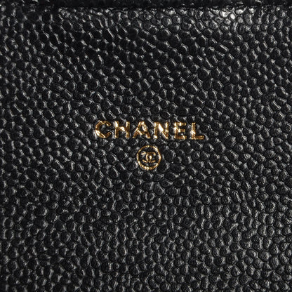 Chanel Caviar Travel Wallet Black 7 of 9