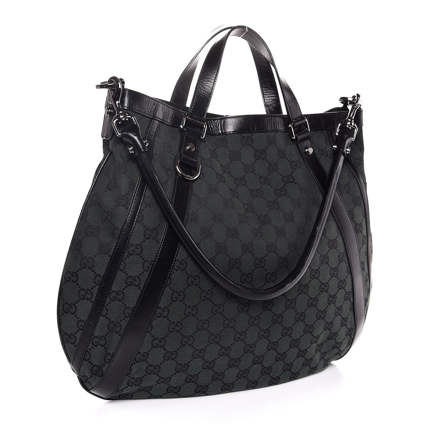 Monogram Medium Abbey Convertible Tote Dark Green
