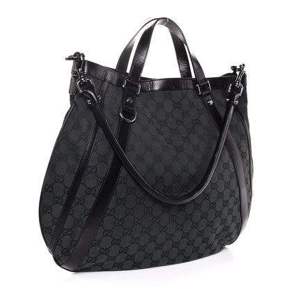 Gucci Monogram Medium Abbey Convertible Tote Dark Green 4 of 8