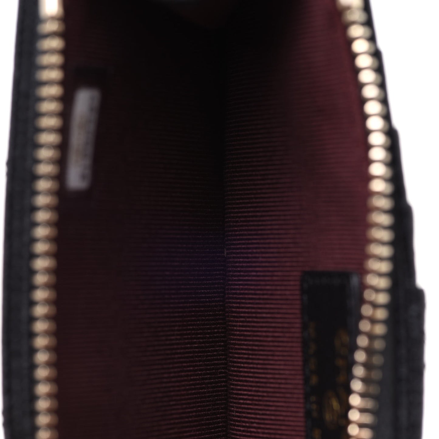 Caviar Quilted Flap Zip Card Holder Black