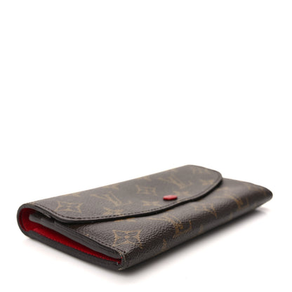 Louis Vuitton Monogram Emilie Wallet Rouge 4 of 11
