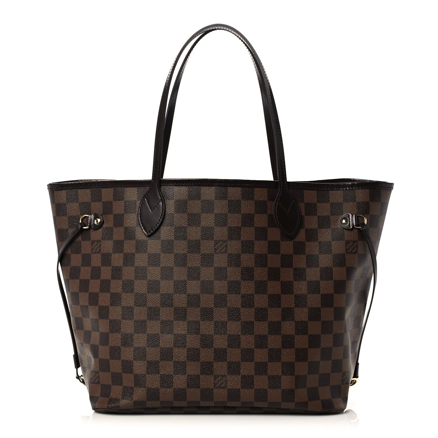 Louis Vuitton Damier Ebene Neo Neverfull MM Rose Ballerine 1 of 16
