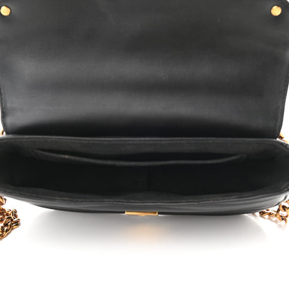 Louis Vuitton Calfskin New Wave Chain MM Black 8 of 11