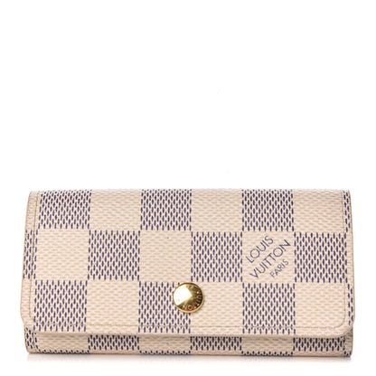 Louis Vuitton Damier Azur Multicles 4 Key Holder 1 of 10