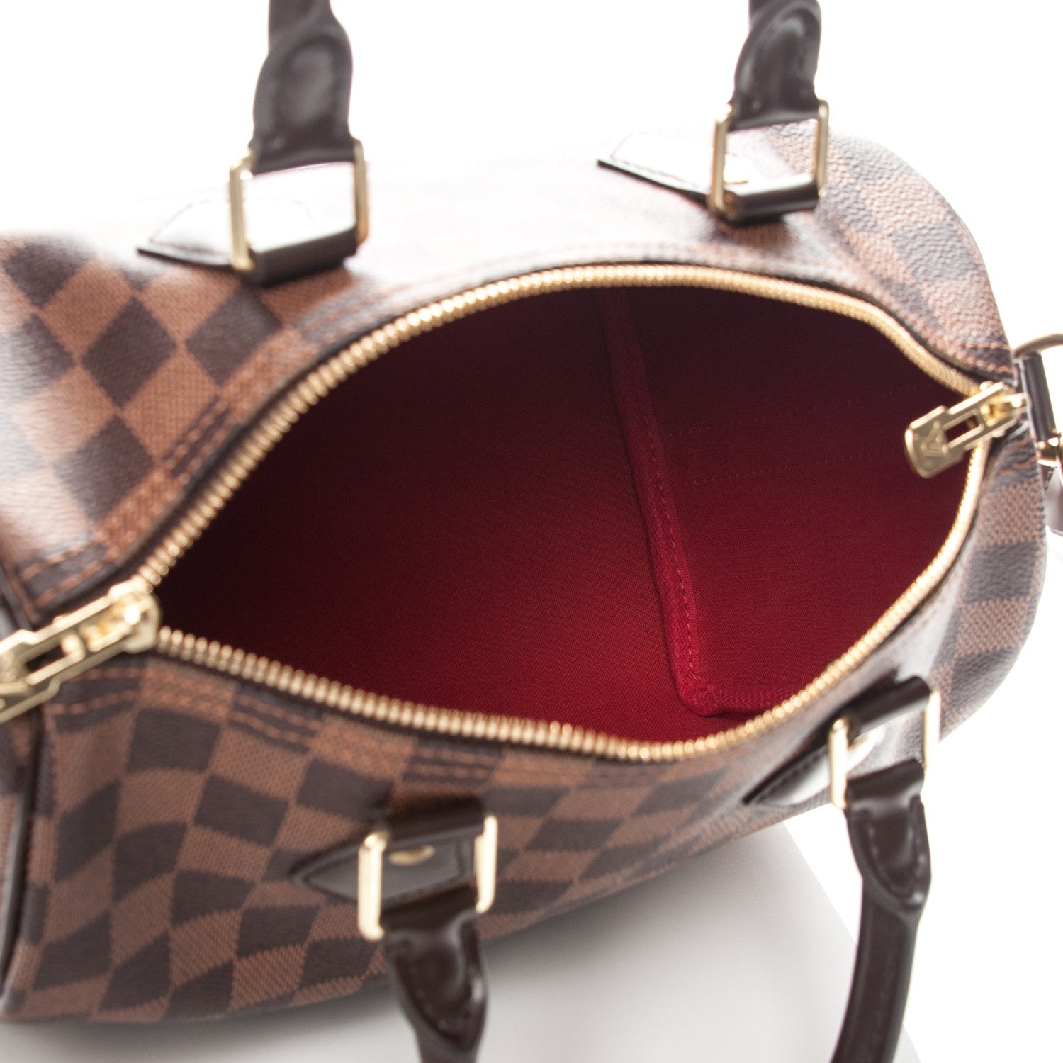 Louis Vuitton Damier Ebene Speedy Bandouliere 25 5 of 8