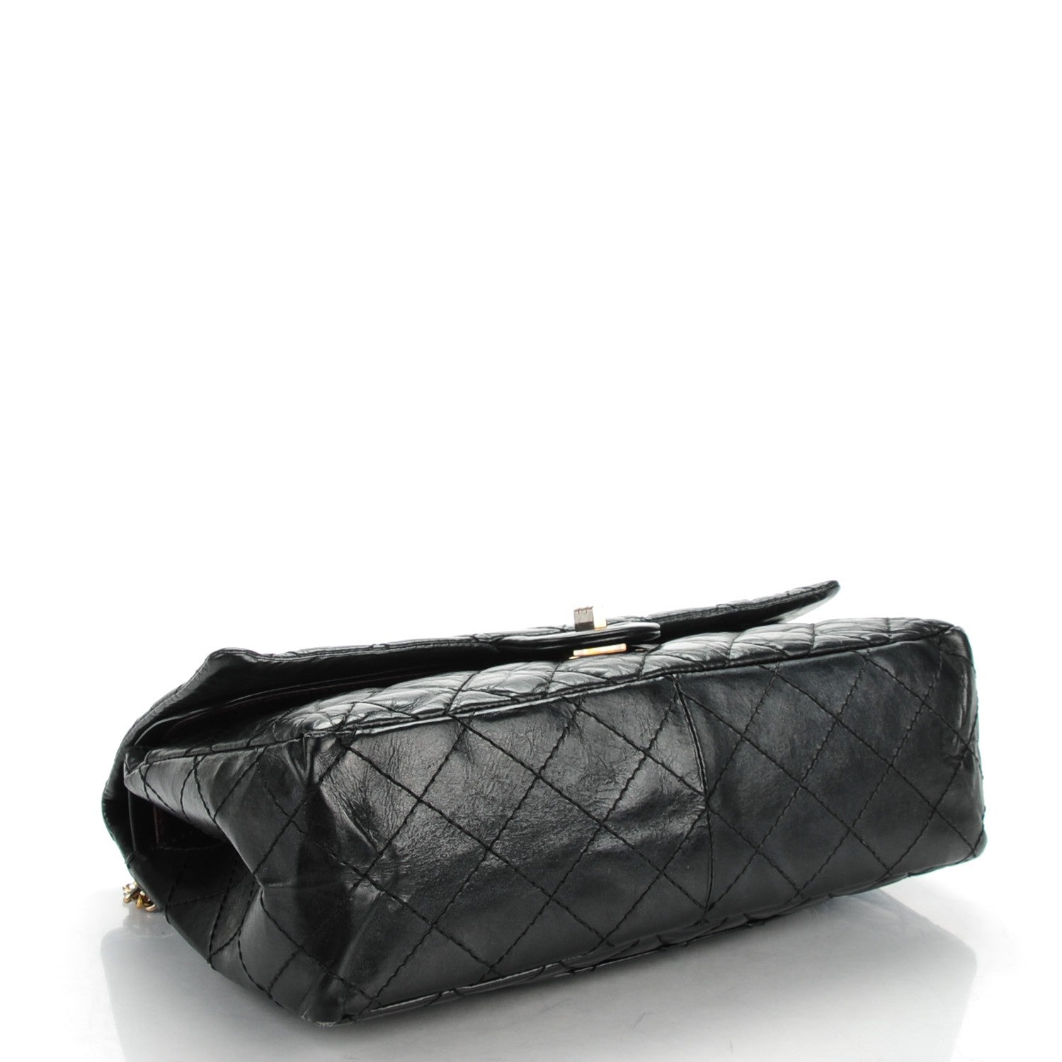 Chanel Aged Calfskin Quilted 2.55 Reissue 226 Flap Black 4 of 8