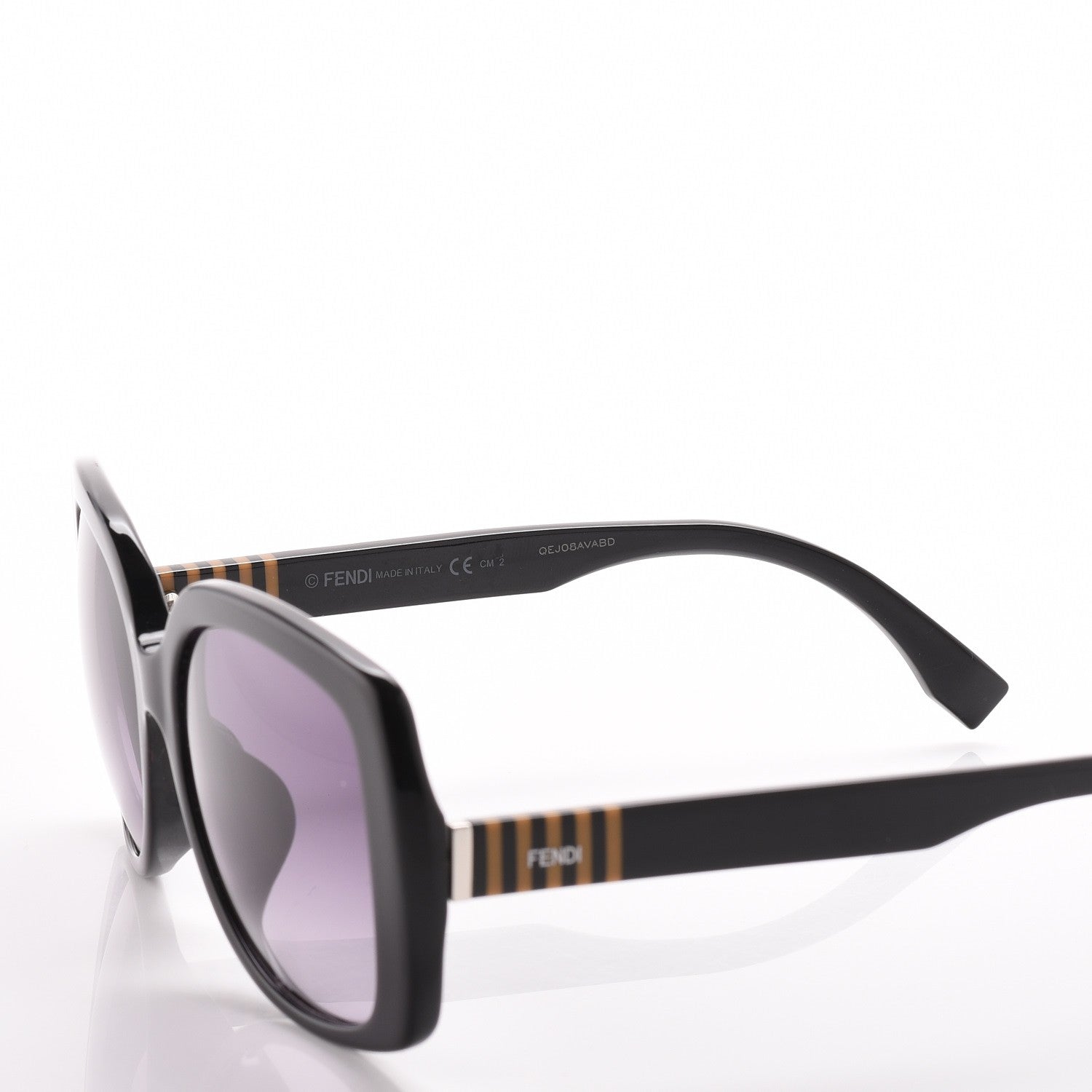 Fendi Oversized Square Sunglasses FF 0014/F/S Black 5 of 7