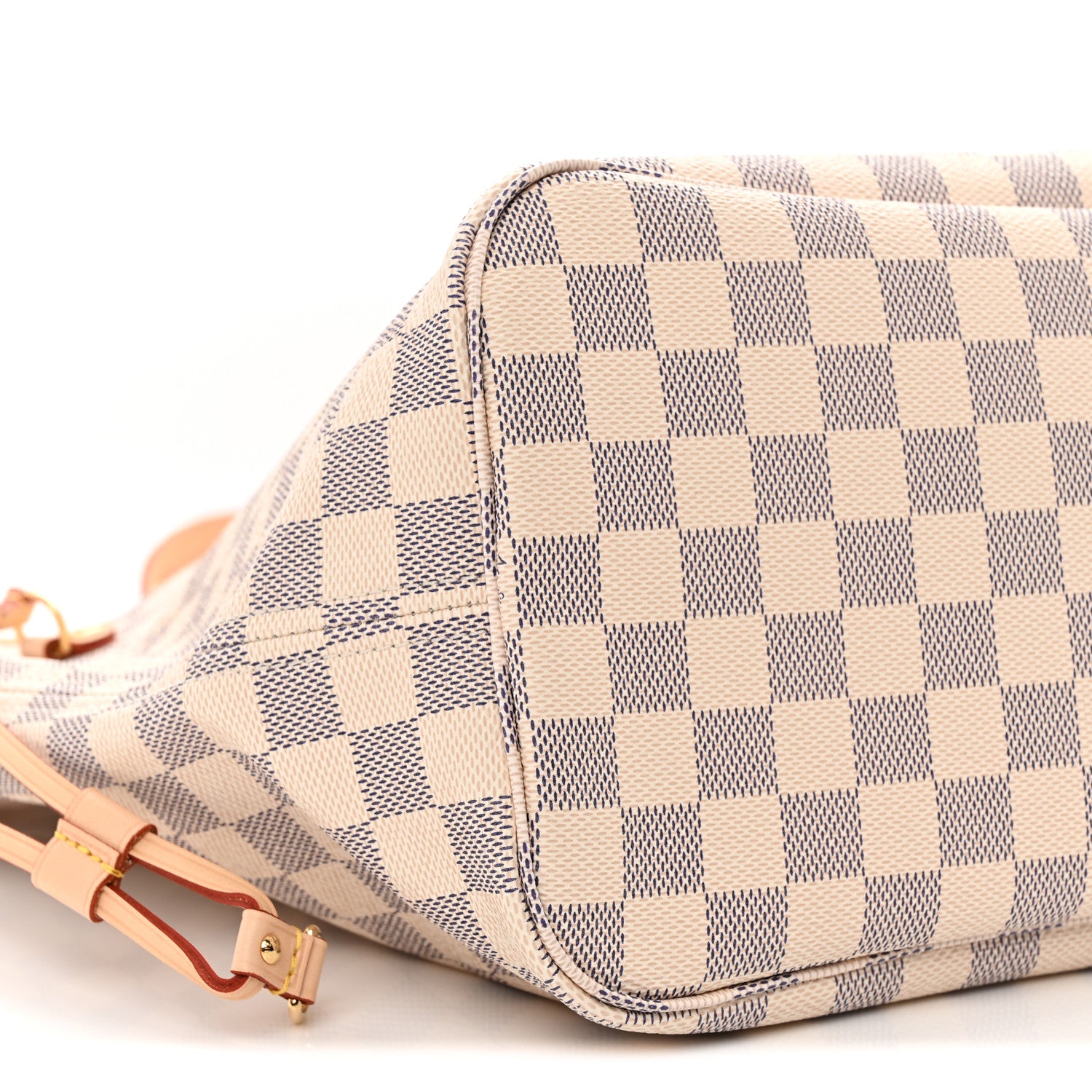 Louis Vuitton Damier Azur Neo Neverfull MM Rose Ballerine 9 of 10