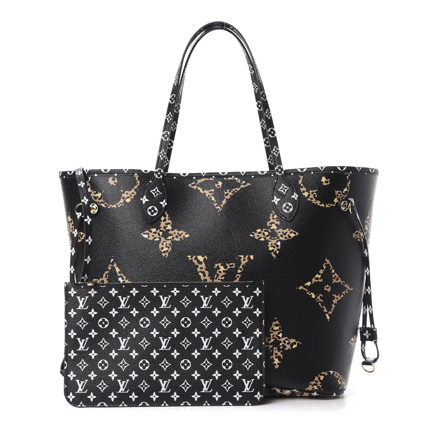 Louis Vuitton Monogram Giant Jungle Neverfull MM Black 1 of 11