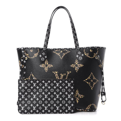 Louis Vuitton Monogram Giant Jungle Neverfull MM Black 1 of 11