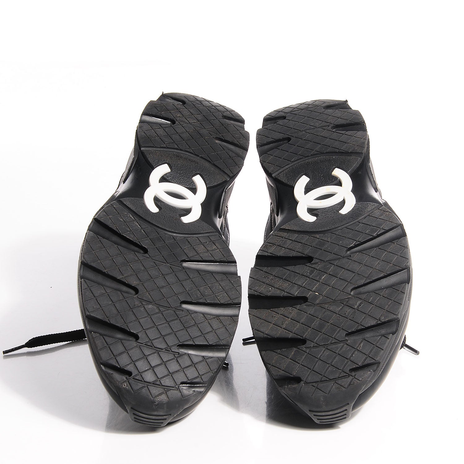 Chanel Neoprene Quilted Sneakers 42 Black 5 of 9