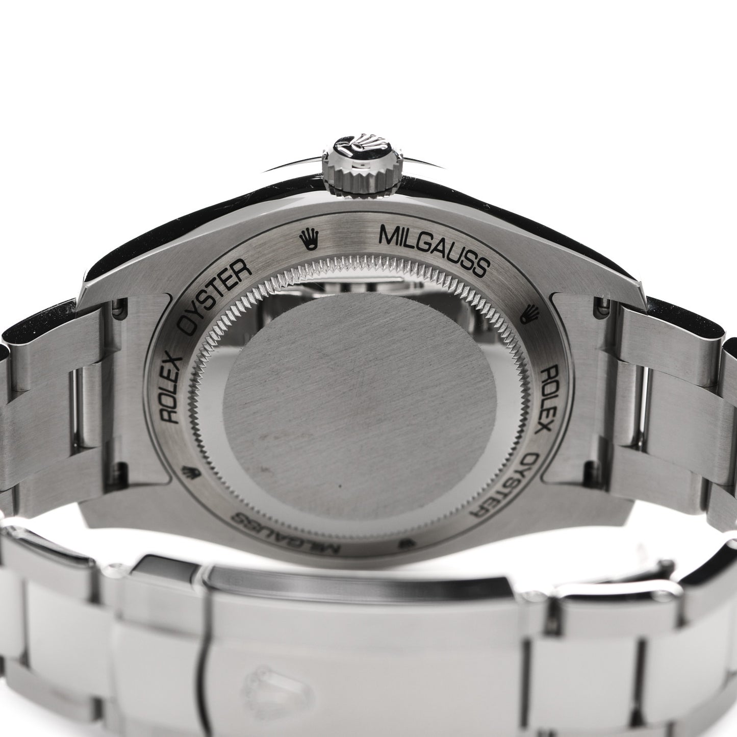 Stainless Steel 40mm Oyster Perpetual Milgauss Watch Z-Blue 116400GV