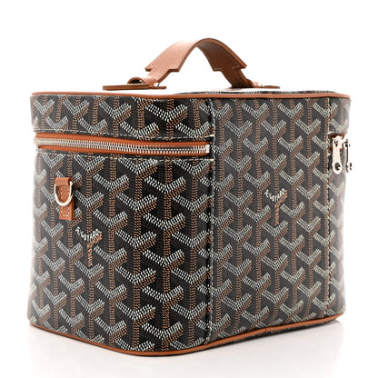 Goyard Goyardine Muse Vanity Case Black Gold 4 of 7