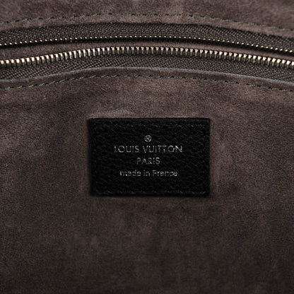 Louis Vuitton Veau Cachemire Soft Lockit MM Black 6 of 7