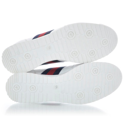 Gucci Mens Guccissima Web Sneakers 7.5 White 6 of 7