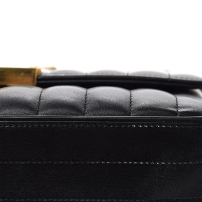 Saint Laurent Lambskin Matelasse Monogram Large Vicky Chain Bag Black 11 of 14
