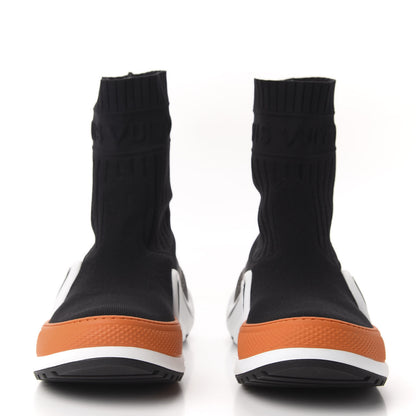 Louis Vuitton Stretch Textile LV Archlight Sneaker Boots 39.5 Black Orange 2 of 9