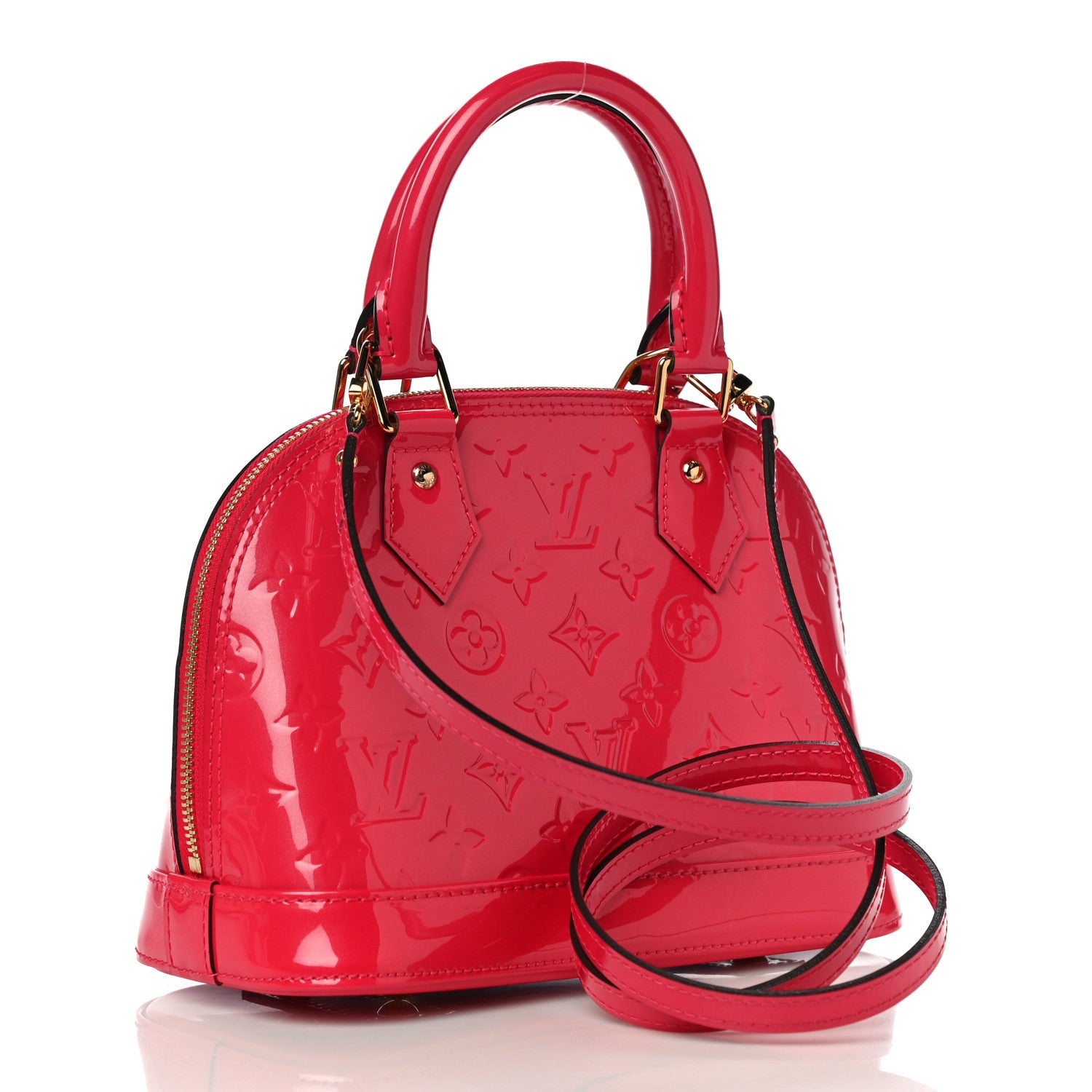 Louis Vuitton Vernis Alma BB Rose Indien 3 of 9