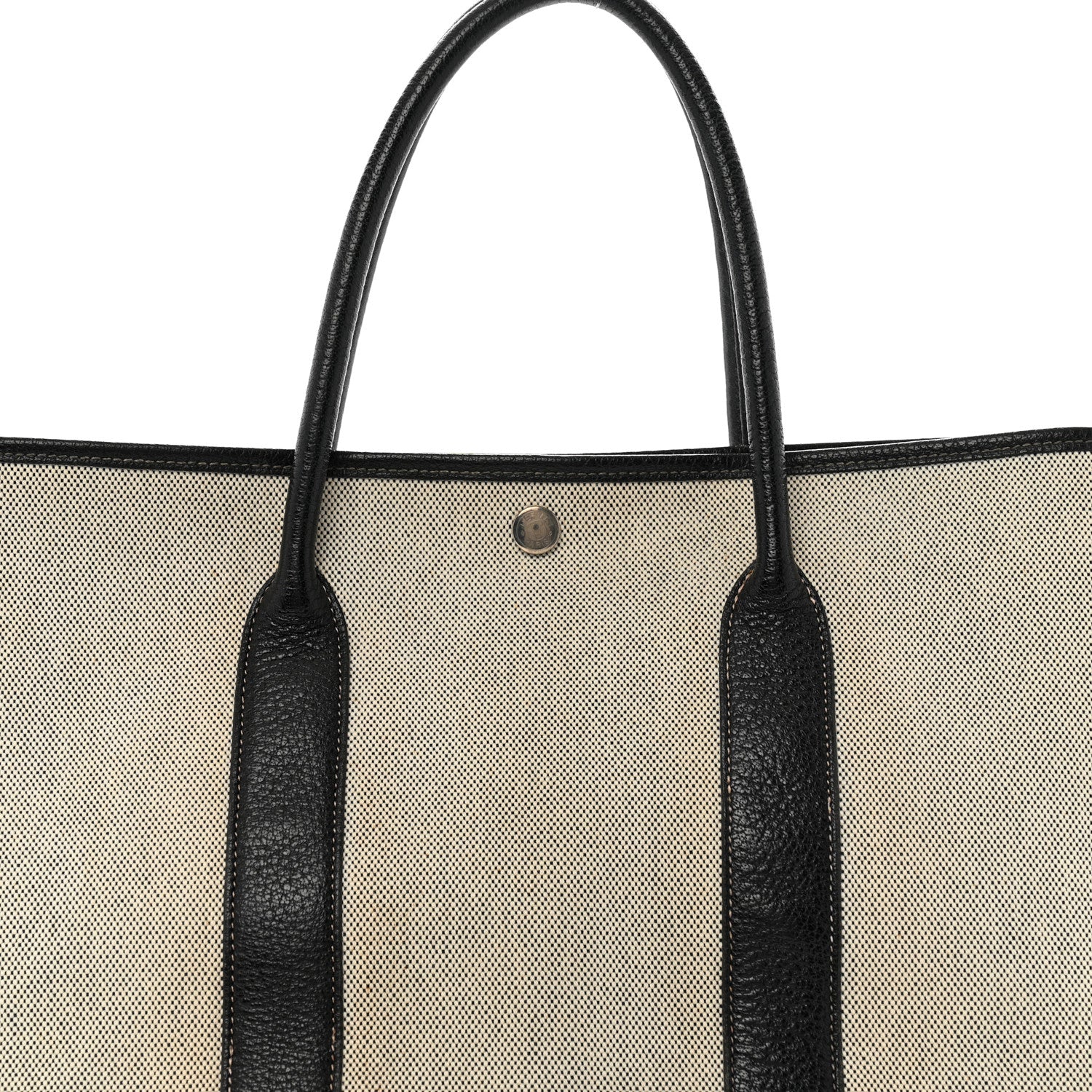Hermes Toile Buffle Skipper Garden Party 36 MM Tote Black 7 of 15